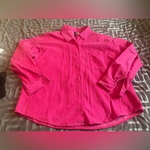 Divided Pink Button Down Shirt